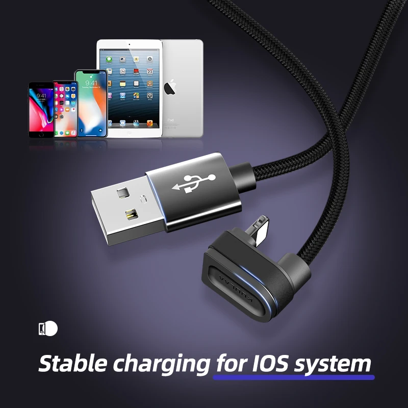 Кабель USB KUULAA для быстрой зарядки мобильных телефонов для iPhone 13 12 mini 11 Pro Max Xs Xr X 8 7 6s 6 Plus 5 5s se iPad 4 3 и т.д.