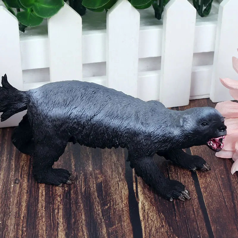 Милый барсук фигурка дикого животного имитационная модель коллекционер