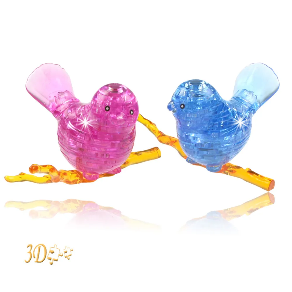 Игрушки для детей 3D Кристалл Милая птица МОДЕЛЬ DIY гаджет Блоки строительные
