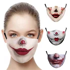 Маска Мужскаяженская, для косплея, на Хэллоуин, защита лица, дышащая, для езды на велосипеде