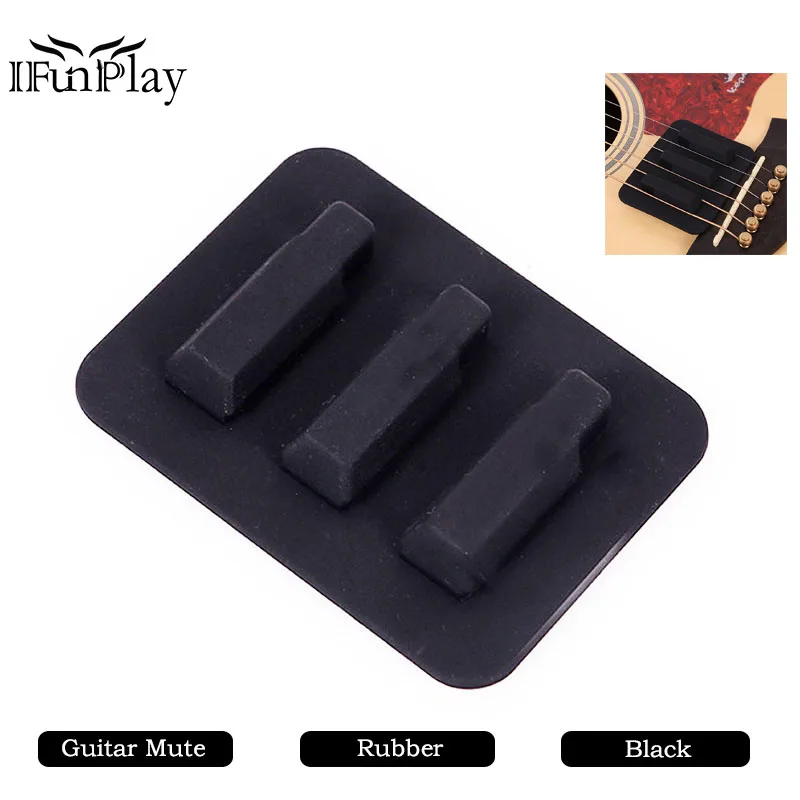 Гитара практика Mute глушитель Pad для акустической классической гитары силикагель