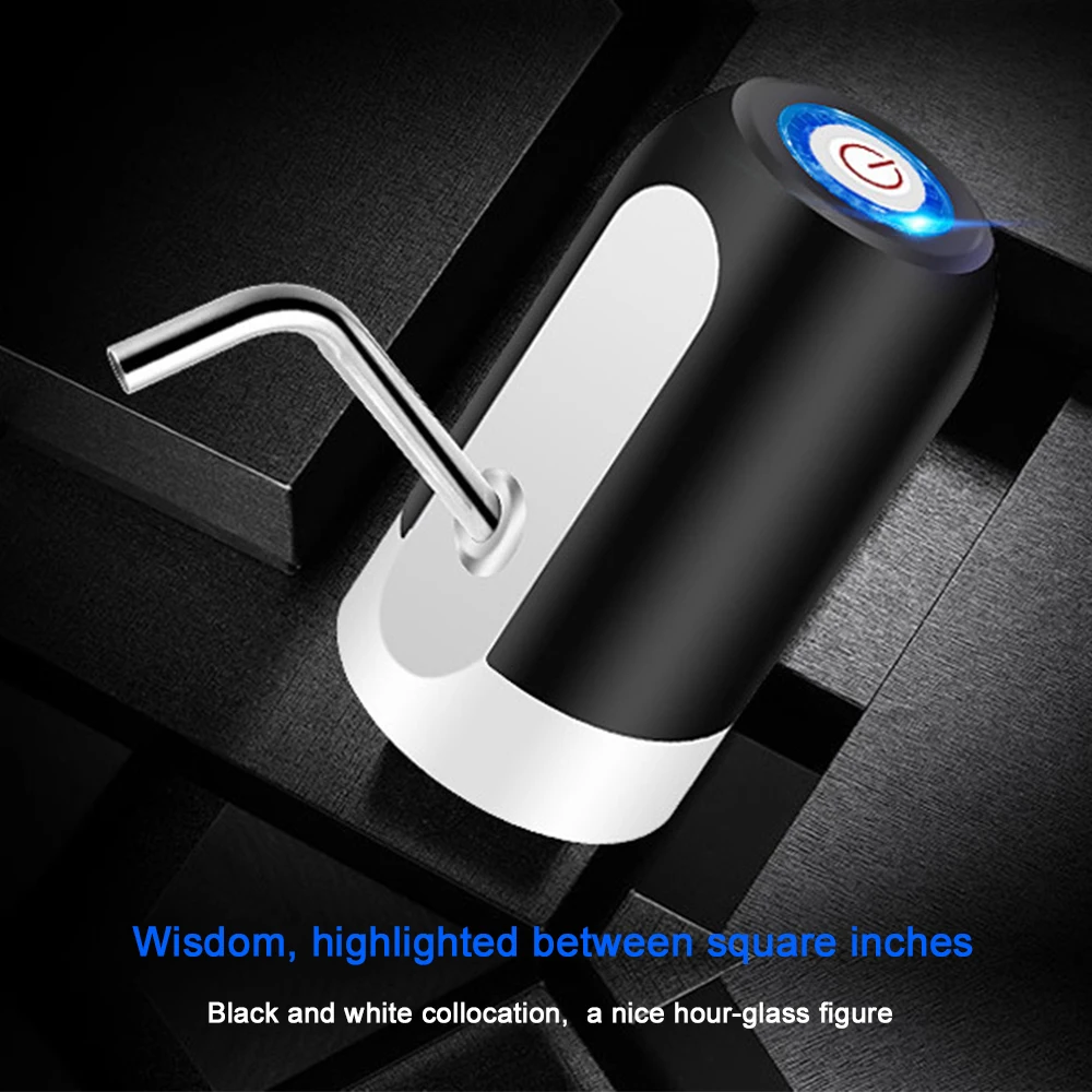 Электрический диспенсер ZILU, водяной насос с usb-кабелем, перезаряжаемый насос для бутылки воды, портативная беспроводная Питьевая Бутылка, посуда для напитков, инструмент
