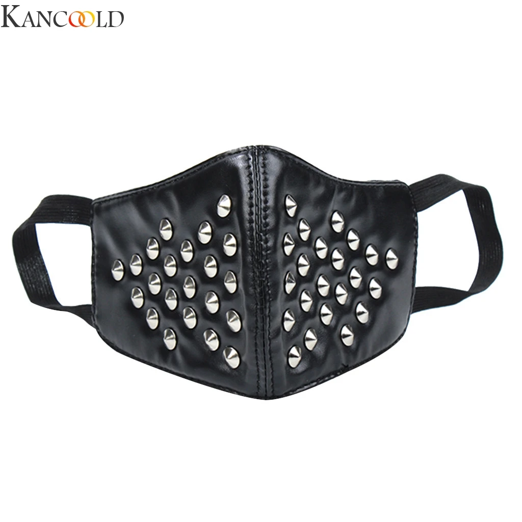 KANCOOLD женская мужская маска панк-рок черная унисекс мотоциклетная панк Хэллоуин