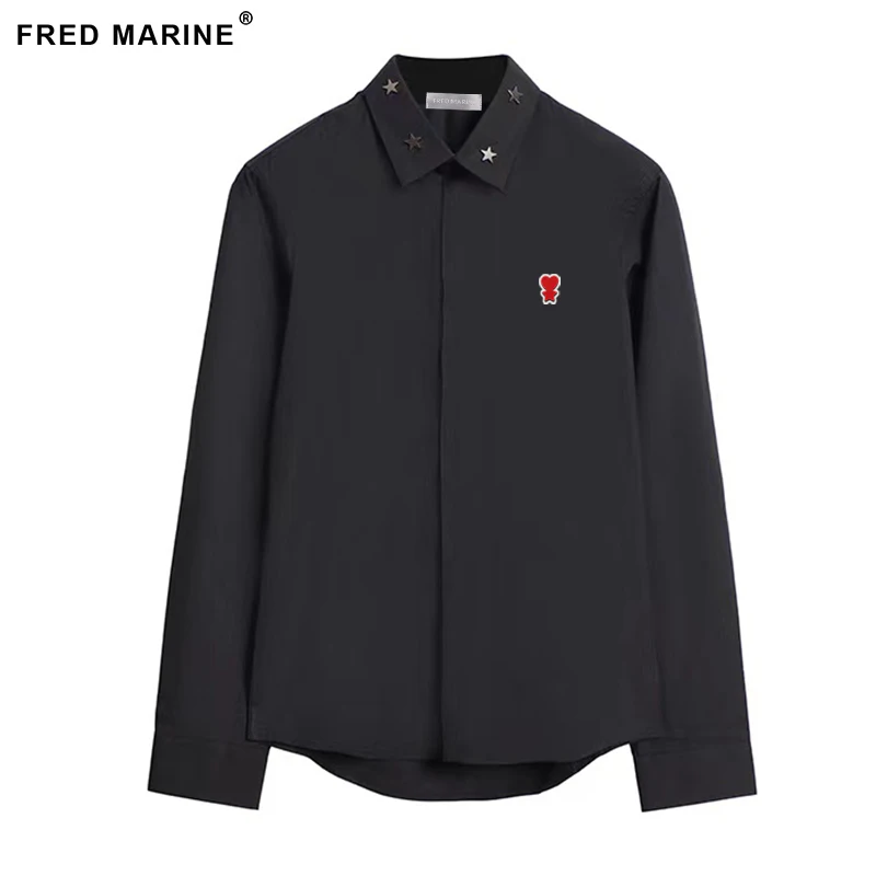 

men's shirt for summer inter milan style plaid White shirt high quality cardigan kimono man blouse and shirts with red heart