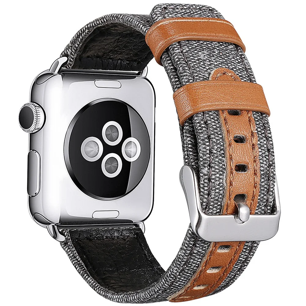 7 Cinturino для apple watch, 42 мм, ремешок на руку для iWatch, iphone watch, apple watch, ремешок, браслет, montre cuir, серия 5, 44 мм - Цвет ремешка: 7