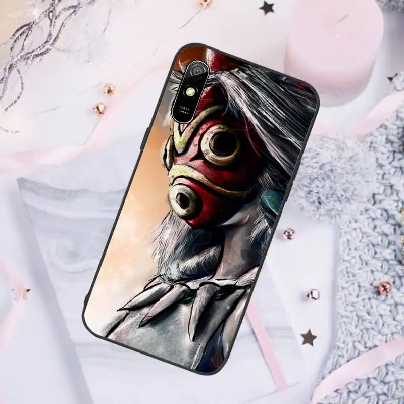 

Anime Princess Mononoke Phone Case For Xiaomi Redmi note 7 8 9 pro 8T 9A 9S Mi Note 10 Lite pro