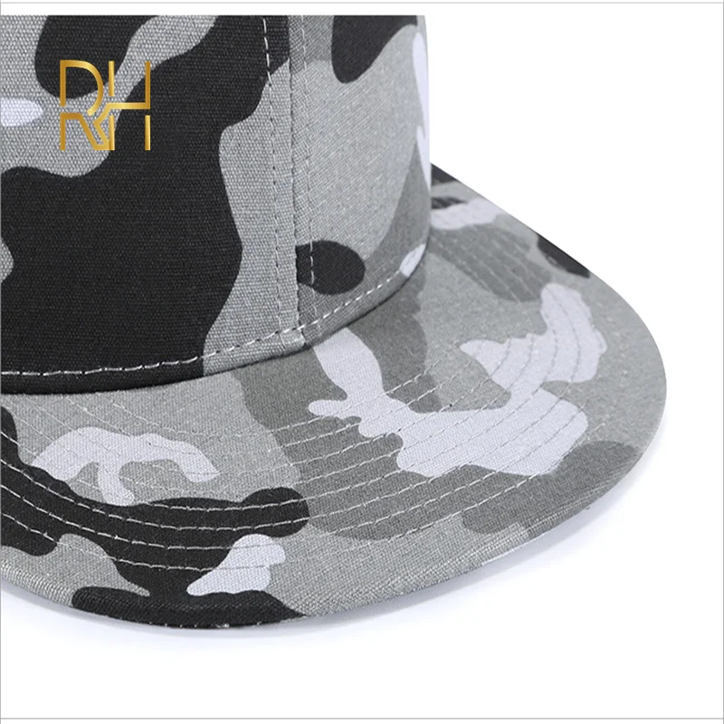 Мужские камуфляжные регулируемые шляпы от солнца с плоским козырьком|Мужские