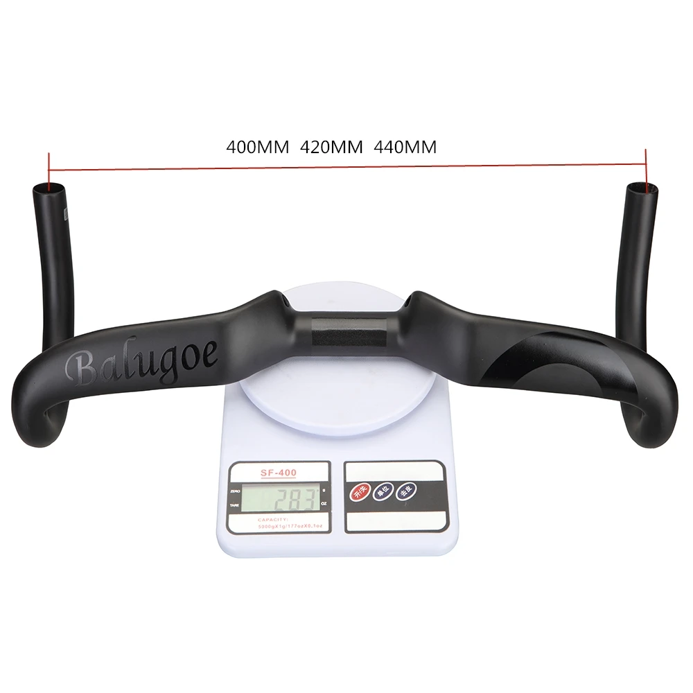 Pаспродажа 2022 Новинка углеродное волокно для шоссе велосипедная рукоятка карбоновый руль для дорожного велосипеда 400 420 440 мм