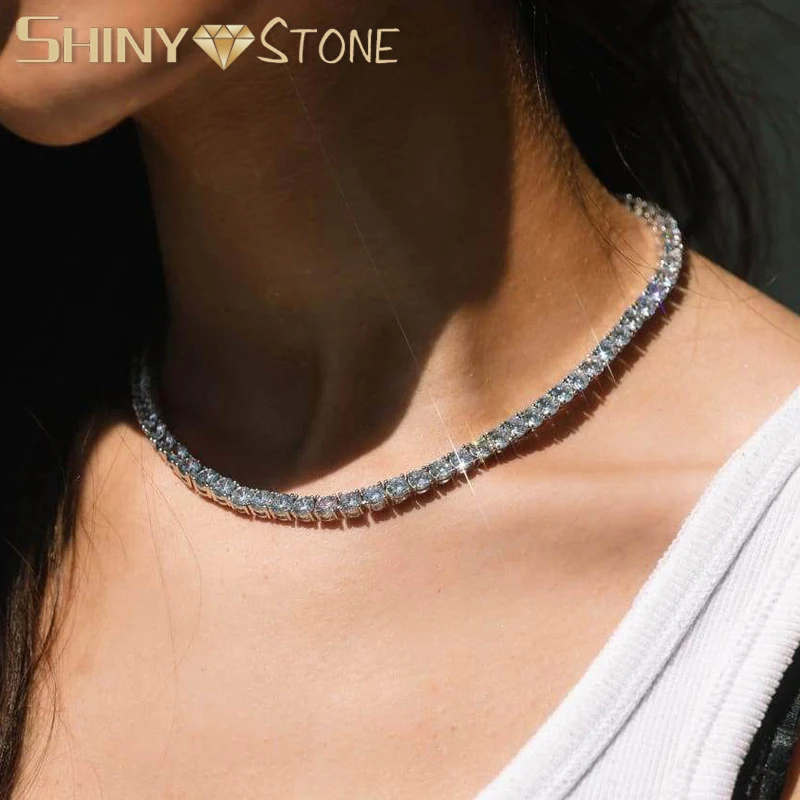 МУЖСКАЯ ТЕННИСНАЯ цепь в стиле хип-хоп теннисная золотого и серебряного цвета 1