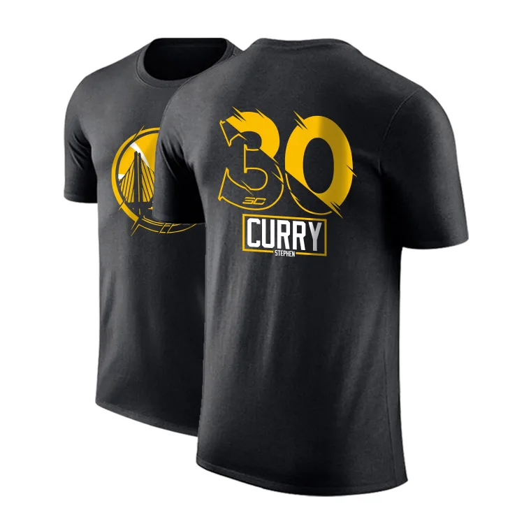 black curry LA LBJ james bryant western все команды баскетбольная Футболка Карри Doncic harden Lillard Kawhi футболка Хлопковая мужская dpoy фирменный дизайн - Цвет: black curry