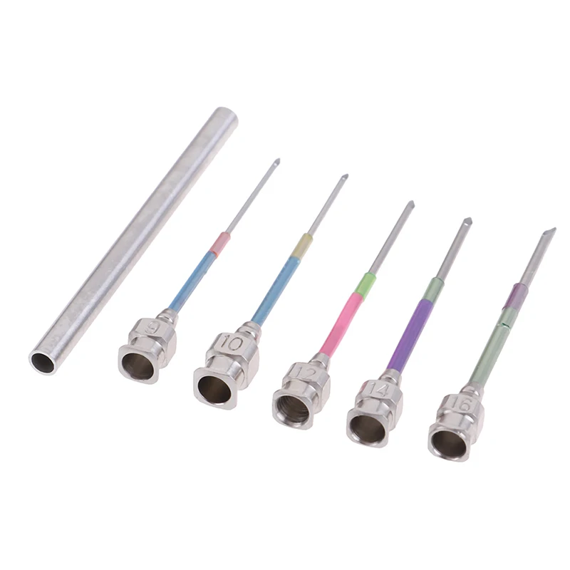 

5Pcs/set Embroidery Stitching Punch Needle Sewing Tool With Needle Bottle DIY Tool