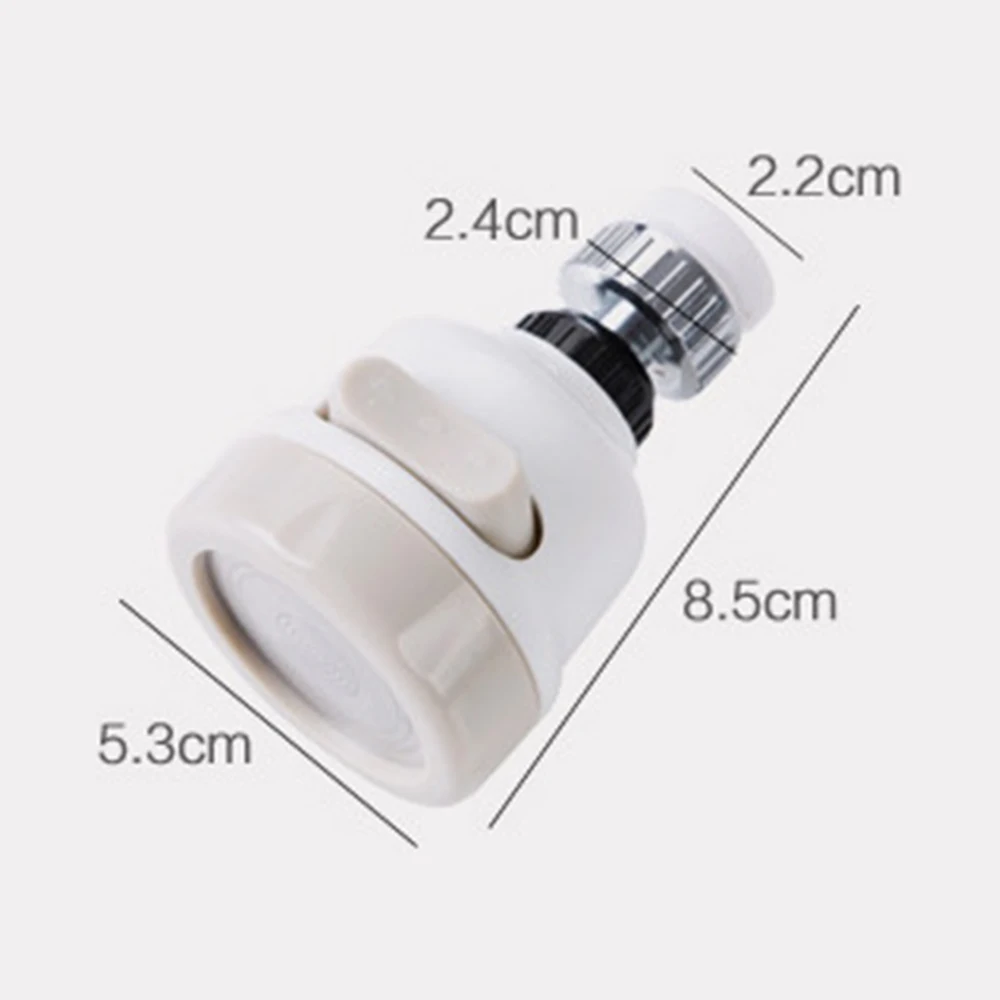 

360 Rotary Faucet Bubbler Aerator Water Filter System Device Water-Saving 3 Switching Modes Kit Portable Purifier For Bathroom