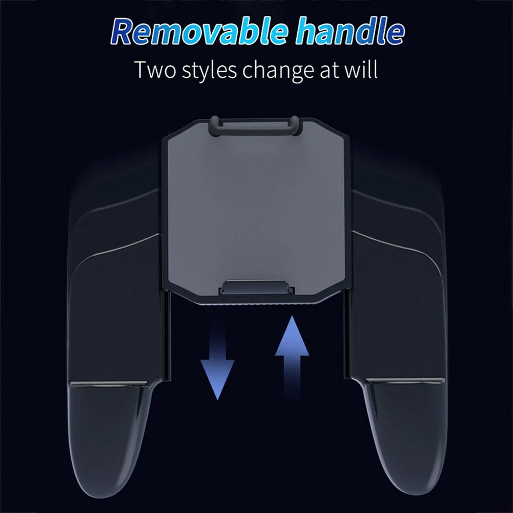 

Cell Phone Cooler Game Controller Semiconductor Cooler Combo Silent Fan Portable Detachable VH99