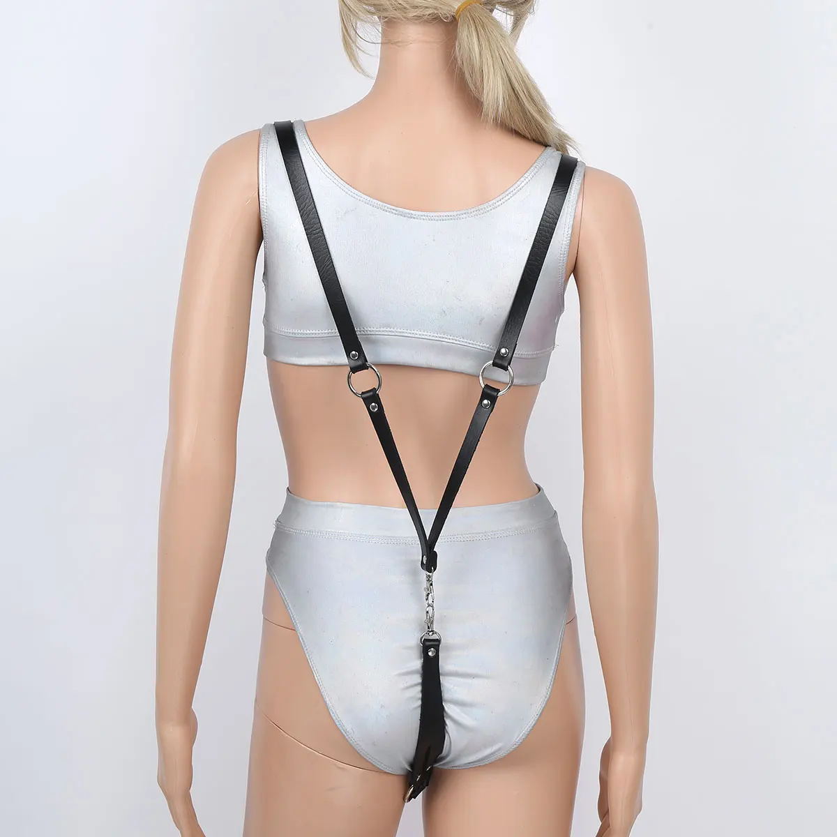 Модные женские ремни из искусственной кожи регулируемые сексуальные для тела