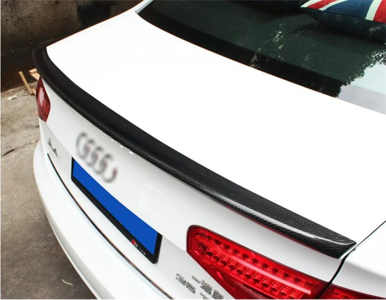 Спойлер из углеродного волокна для AUDI A4 S4 RS4 B8.5 2012 2013 2014 2015 2016 крыло выступ