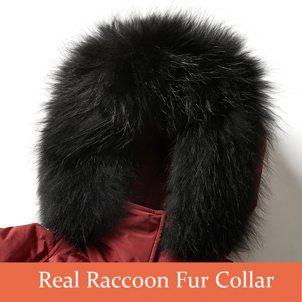 Женский пуховик средней длины YAYA свободное теплое пальто на белом утином пуху со