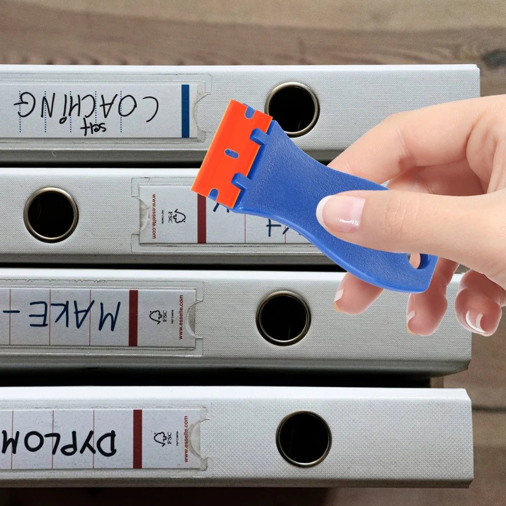 

100pcs Blades Scraper Paint Glue Stickers Removal Tool Shovel Blades