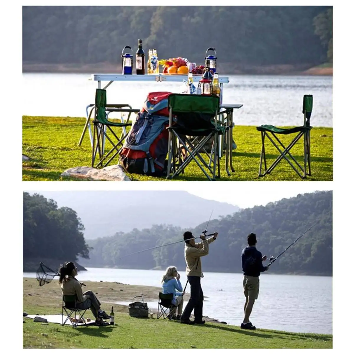 

Light Folding Chair Camping Fishing Seat Portable Beach Garden Outdoor Camping Leisure Picnic Beach Chair Tool