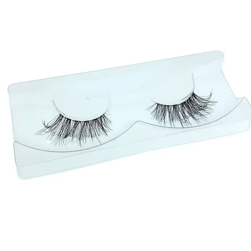 

3D false eyelashes simulation messy multilayer cross comfortable transparent stem eye lashes Extension makeup luxury makeup