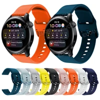 soft silicone strap for huawei watch 3 46mmgt 2 prohonor magicwatch 2es band wristband bracelet watchband replace accessories
