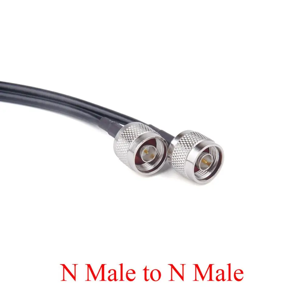 FR&RU Warehouse 10-20M RG58/50-3 RF Coaxial Cable N Female/Male to Male Extension For Cellular Amplifier Signal Booster Antenna