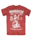 Футболка Moonshine Express M2 для красного виски, рокабилли, Redneck, винтажная, Rebel- show, оригинальное название