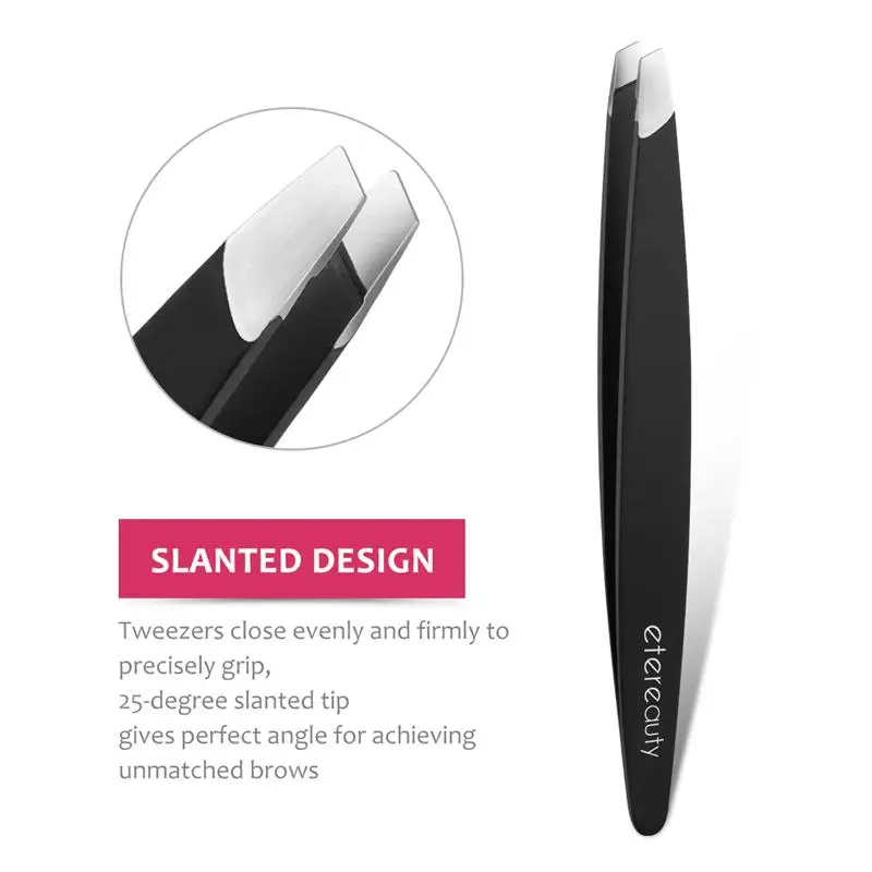 3 шт./компл. Профессиональный пинцет для бровей из нержавеющей стали точечный