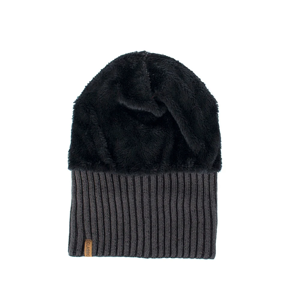 FS повседневные облегающие шапки зимние вязаные женские теплые мягкие шапка в