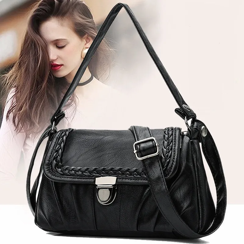 

New Crossbody Bag Ladies Shoulder Bag Wholesale Korean Style Trendy Handbag Pu Female Bag Purses and Handbags Luxury Designer