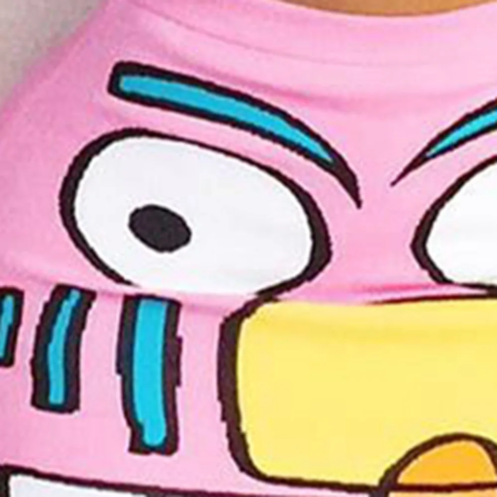 Женский комплект из двух предметов с мультяшным принтом сексуальные короткие