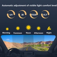 sunice 1 52x6m car front side back windshield window glass film optical control photochromic film heat isolation in summer
