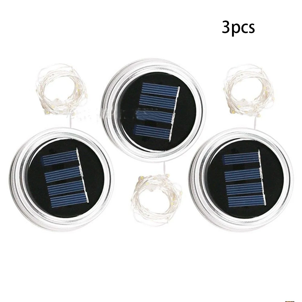 3 шт. на солнечных батареях стеклянная банка с завинчивающейся крышкой крышка