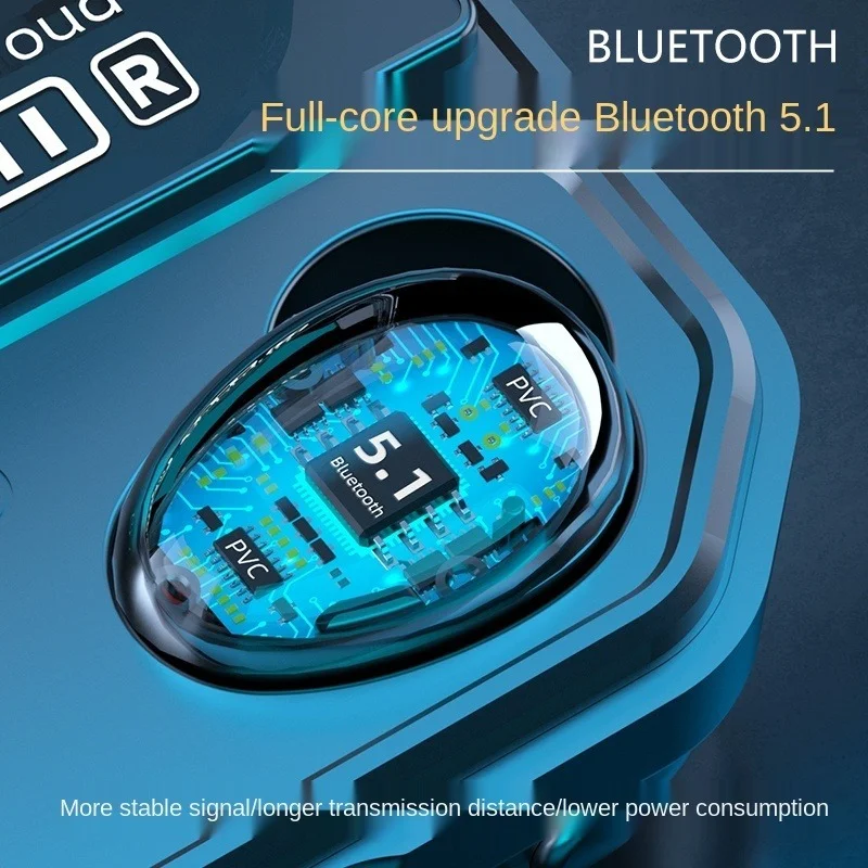 

TWS Bluetooth Earphones Headphones Wireless LED Display Wireless Headphones HiFi Mini Bluetooth Headphones Headset Headset Gamer