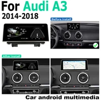 android touch screen multimedia player stereo display navigation gps wifi bt for audi a3 8v 2014 2015 2016 2017 2018 mmi