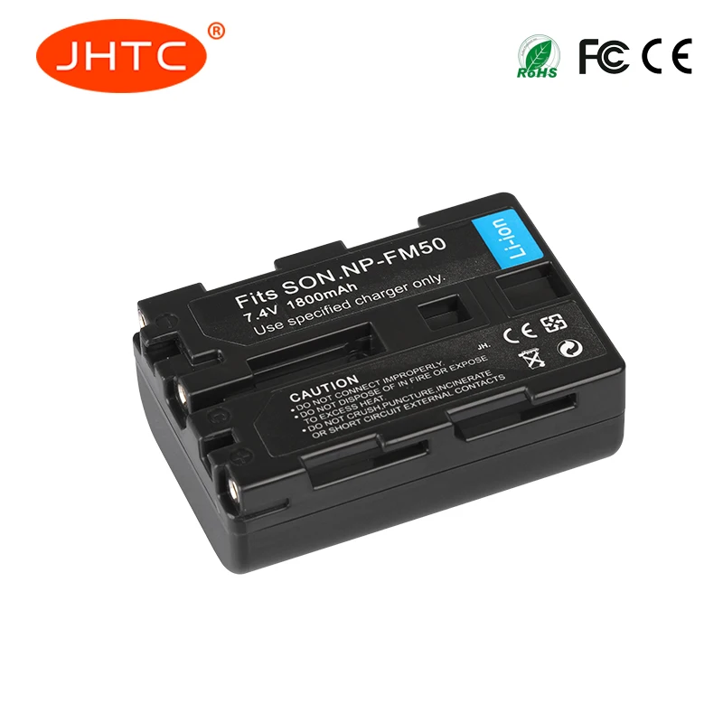 

NP-FM50 Camera Battery For Sony NP-FM51 NP-FM30 NP-FM55H DCR-PC101 A100 DCR-PC103 Series DSLR-A100 Batteries FM50 1800mAh