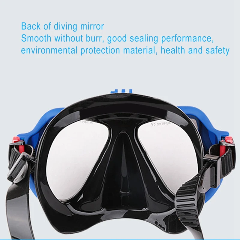 

Swimming Diving Goggles Sanbao Face Mirror Diving Mask Adult Anti-fog nose Breathing Swimming Equipment