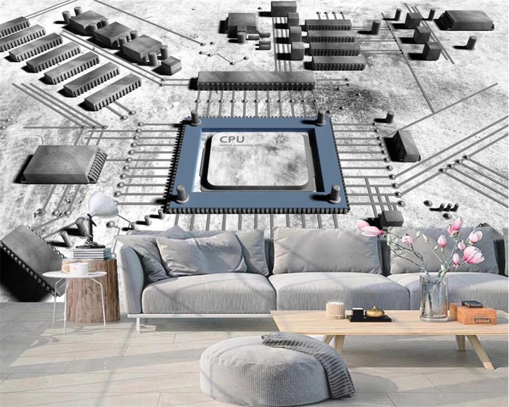 Обои beibehang расширенное пространство трехмерная цементная доска специальный фон