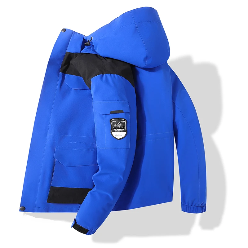 Походные куртки 7XL 8XL зимние мужские 3 в 1 из двух частей ветровка для кемпинга