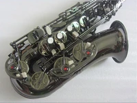 new quality saxophone e flat alto saxophone black nickel gold musical instruments super played sax professional grade