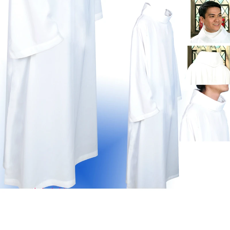 Одежда для священнослужителей католический костюм церковный жрец с капюшоном |