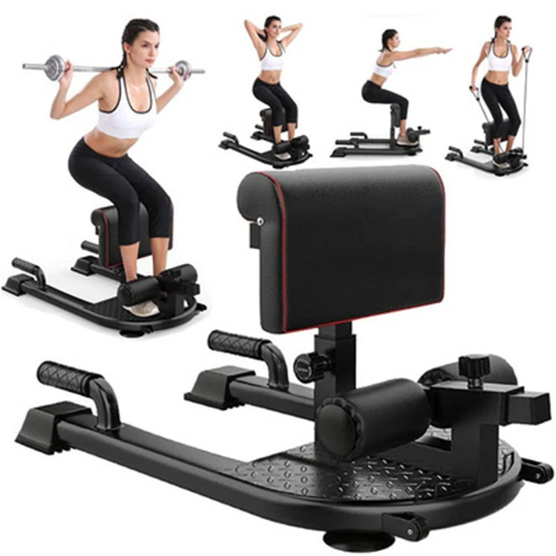 

Free shipping squat aid multi-function sit-ups abdomen machine girl squat home abdominal muscle hip training fitness equipment