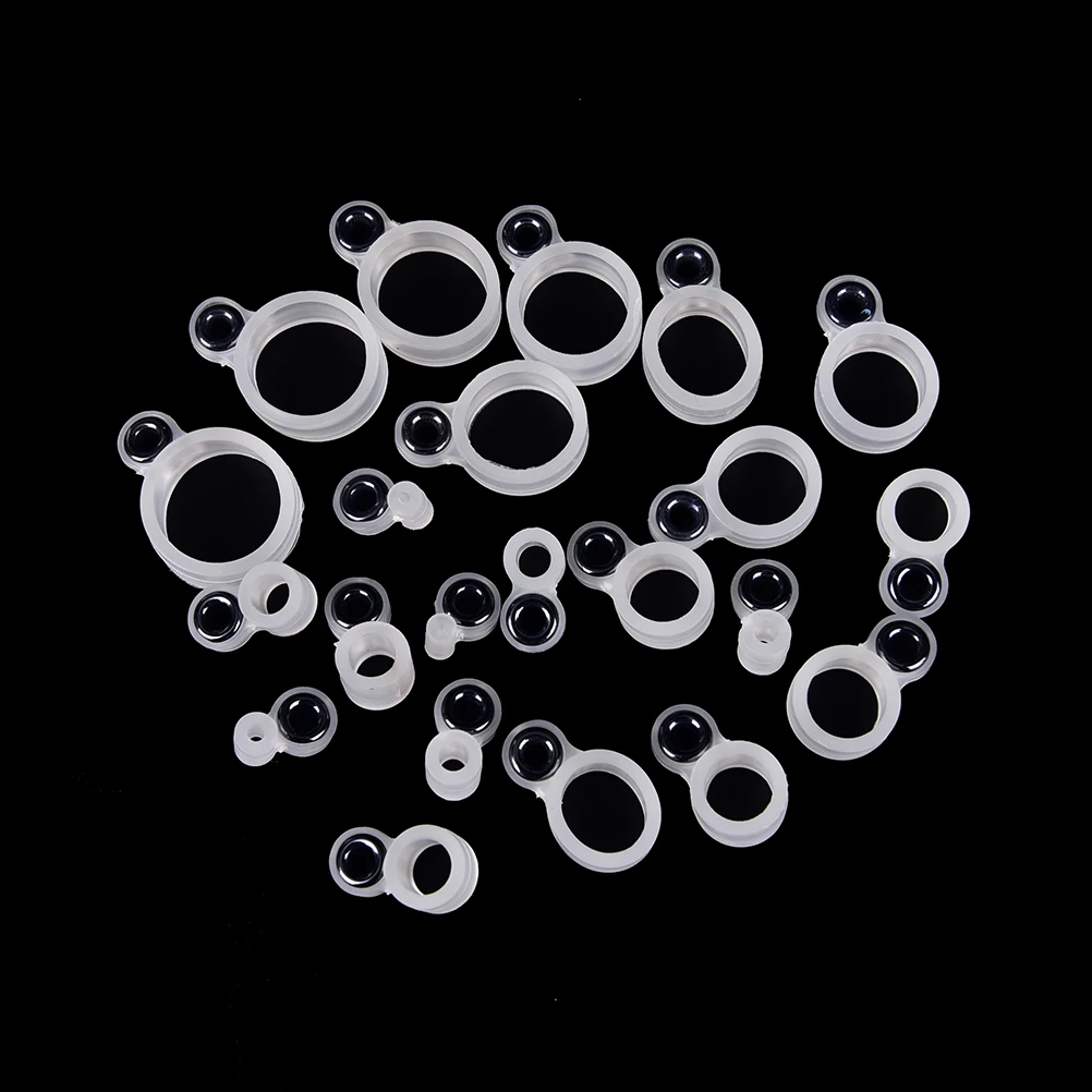 14Pcs Fishing Rod Wire Ring Silicone Line Guide Different Size 1-14 | Спорт и развлечения