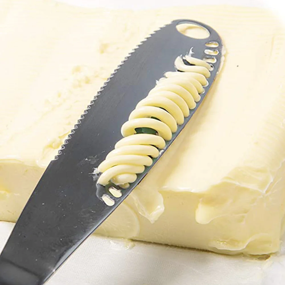 

Stainless Steel Butter Knife Cream Cheese Jam Spreaders Knifes Utensil Cutlery Dessert Toast For Breakfast Tool Blue 2PCS