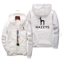 the new hazzys brand mens spring jacket zipper casual hooded bomber jakcet fashion trench jacket for men