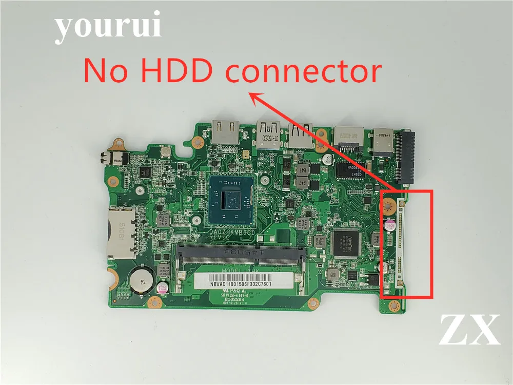 

Материнская плата DA0ZHKMB6C0 для ноутбука Acer Aspire ES1-111 ES1 111, материнская плата DDR3 N2830 без интерфейса жесткого диска, 100% оригинал