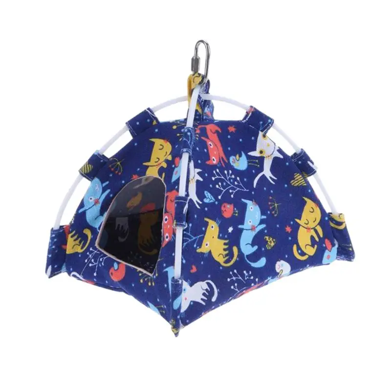 Зимняя теплая птица хомяк домик для кровати игрушечный гамак попугаев