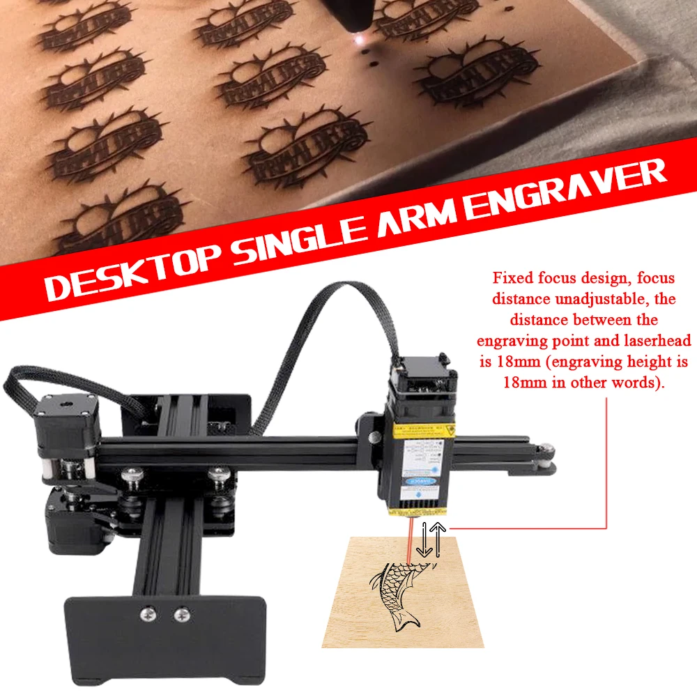 Настольный Однорычажный гравер портативный гравировальный аппарат сделай сам