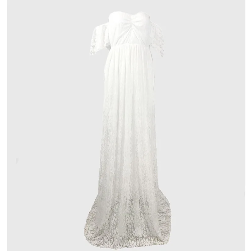 Длинное платье для беременных реквизит фотосессии платья Кружевное макси | Мать