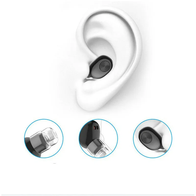 Bluetooth 4,2 Спортивные Беспроводные наушники HiFi гарнитура Mini True
