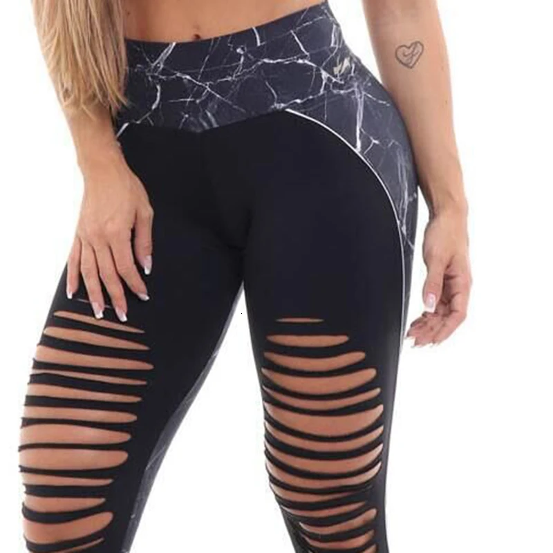 Женские Штаны Для Йоги обтягивающие спортивные Леггинсы с высокой талией для